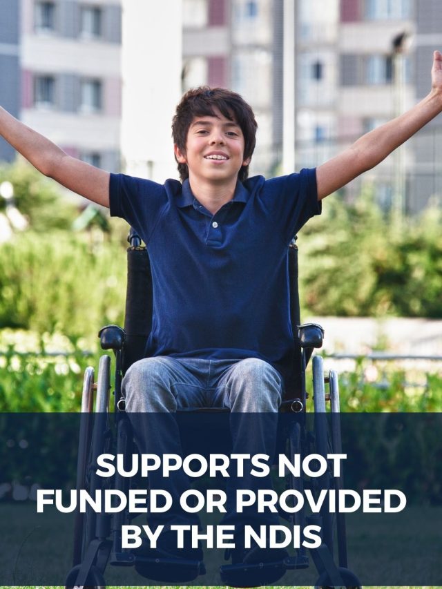 Supports not funded or provided by the disability services 85