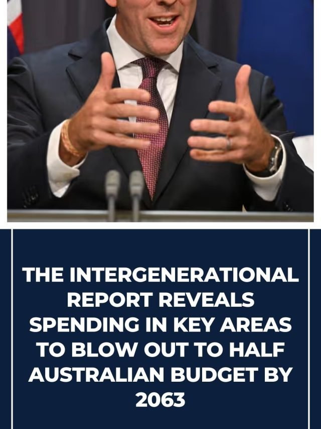 The intergenerational report reveals spending in key areas 110
