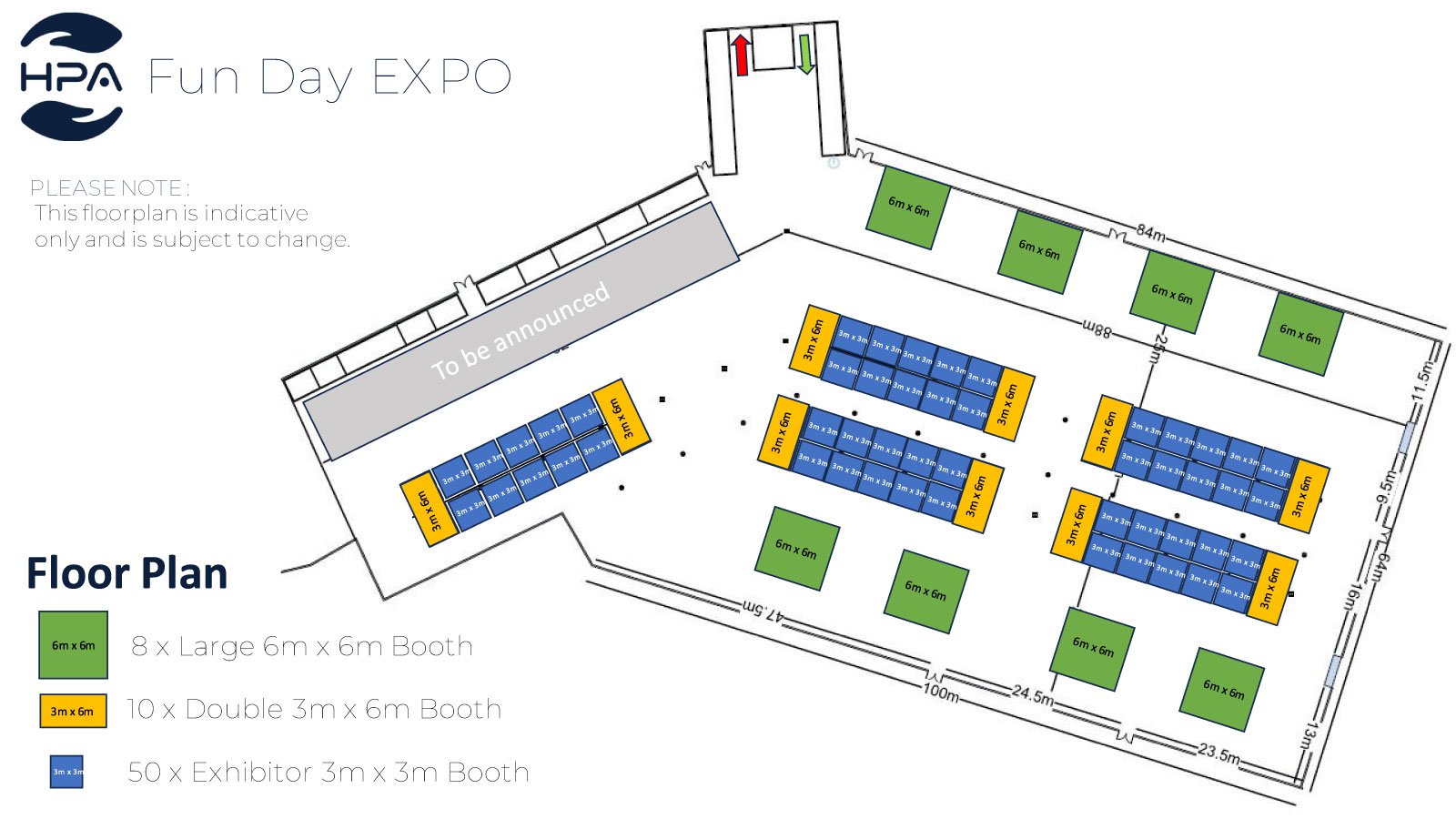 HPA FUN DAY EXPO MAP