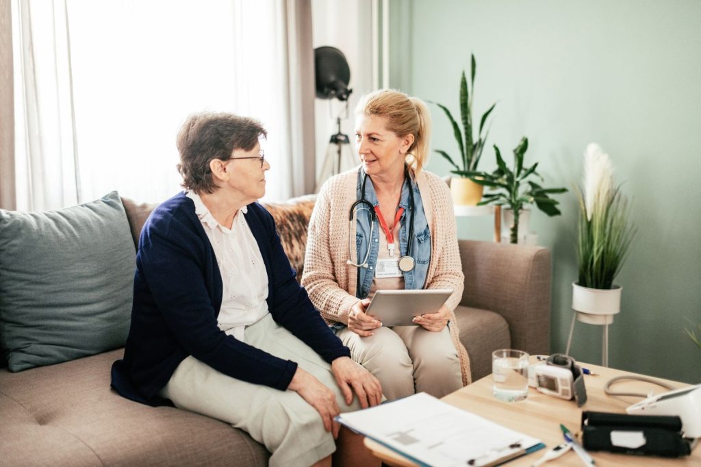 NDIS Support worker counselling with participant